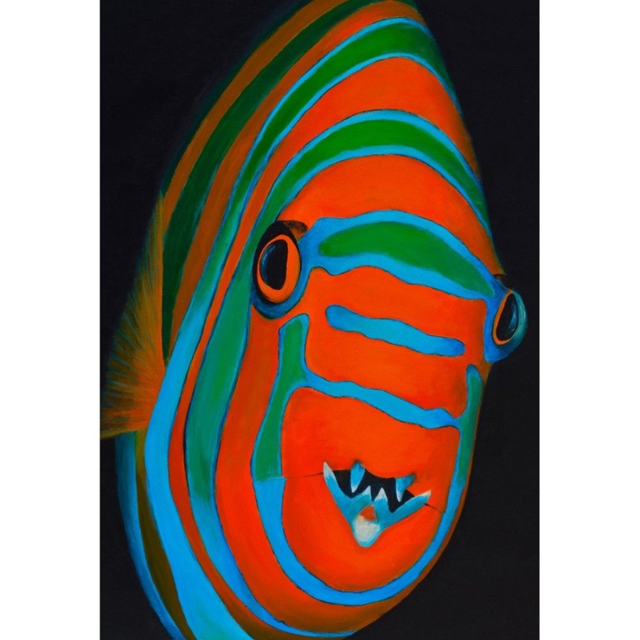 Styles En Peinture Galerie arnaud | 996 Poisson Arlequin