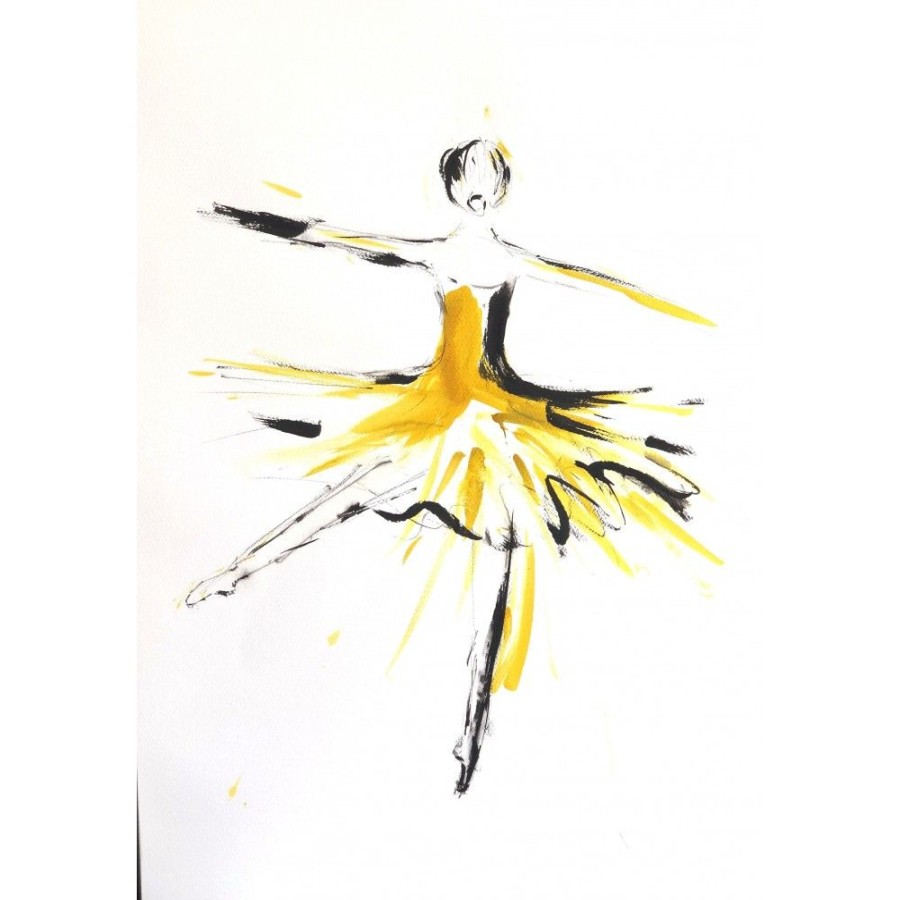 Styles En Peinture Galerie arnaud | Golden Dancer Ii