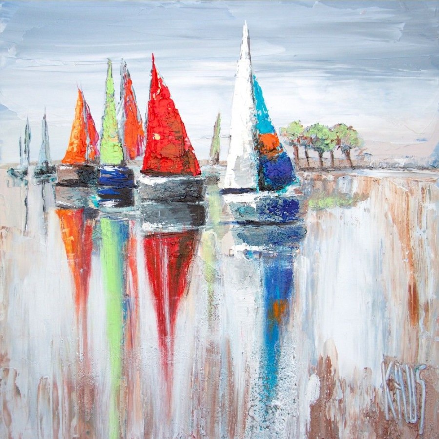 Styles En Peinture Galerie arnaud | Les Voiles Iii