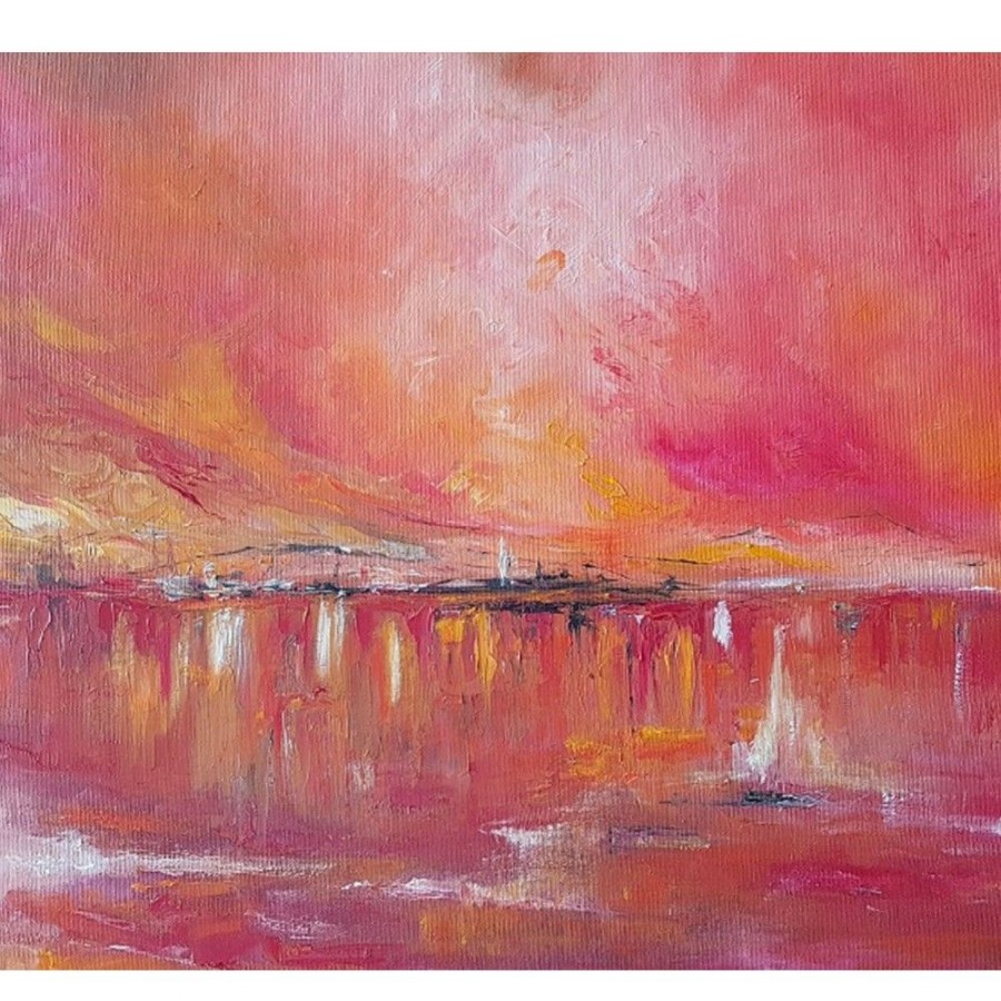 Styles En Peinture Galerie arnaud | Crepuscule Rouge