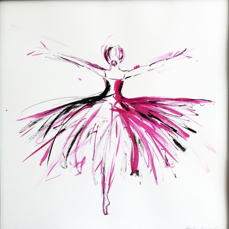 Styles En Peinture Galerie arnaud | Dark Pink