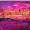 Styles En Peinture Galerie arnaud | Ciel Rose Indien