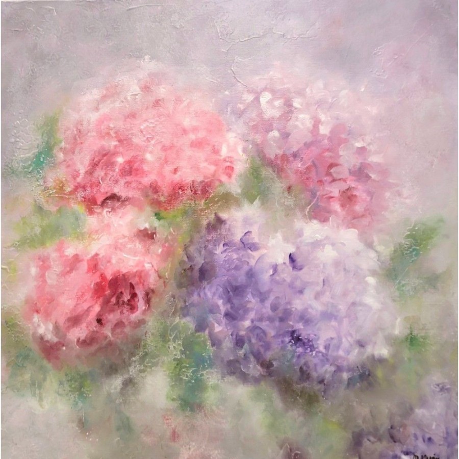 Styles En Peinture Galerie arnaud | Nuage D'Hortensias