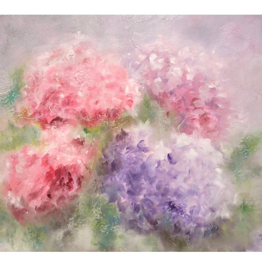 Styles En Peinture Galerie arnaud | Nuage D'Hortensias