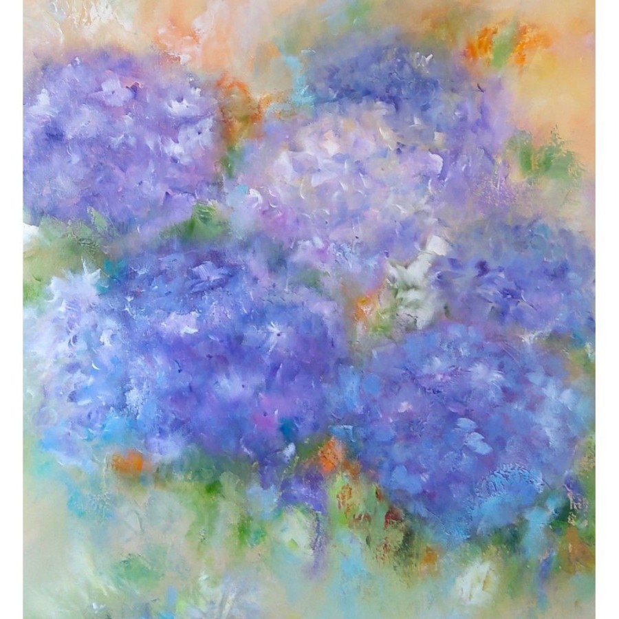 Styles En Peinture Galerie arnaud | Harmonie D'Hortensias Bleus