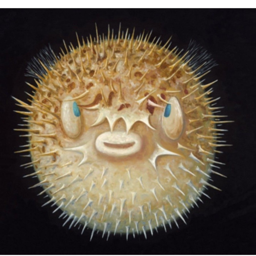 Styles En Peinture Galerie arnaud | 698 Scared Pufferfish